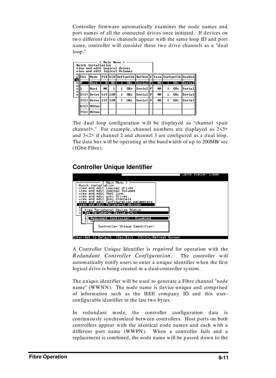 Compaq Infortrend manual Controller Unique Identifier 