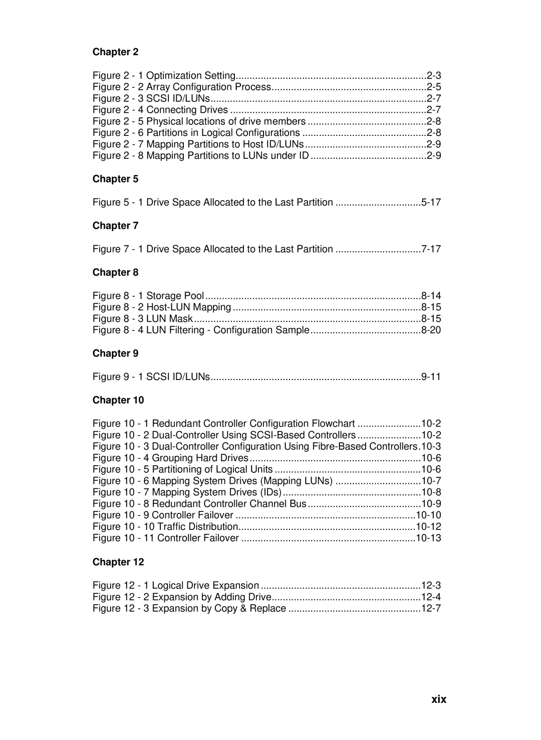 Compaq Infortrend manual Xix, Optimization Setting 