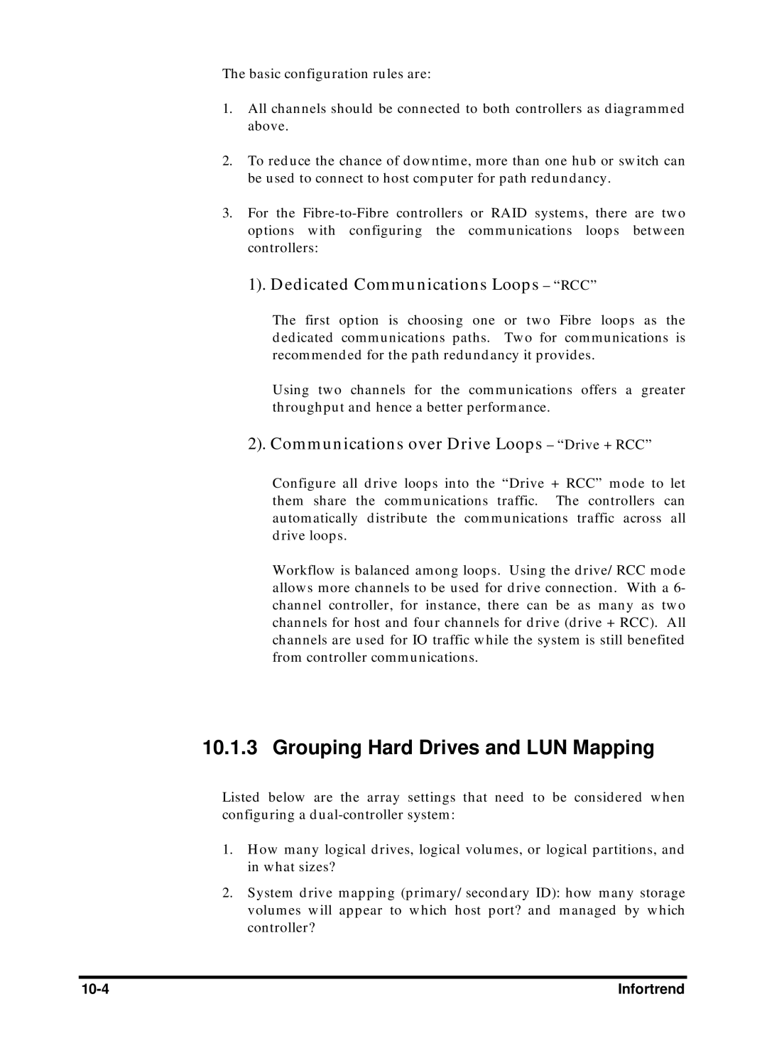 Compaq Infortrend manual Grouping Hard Drives and LUN Mapping 