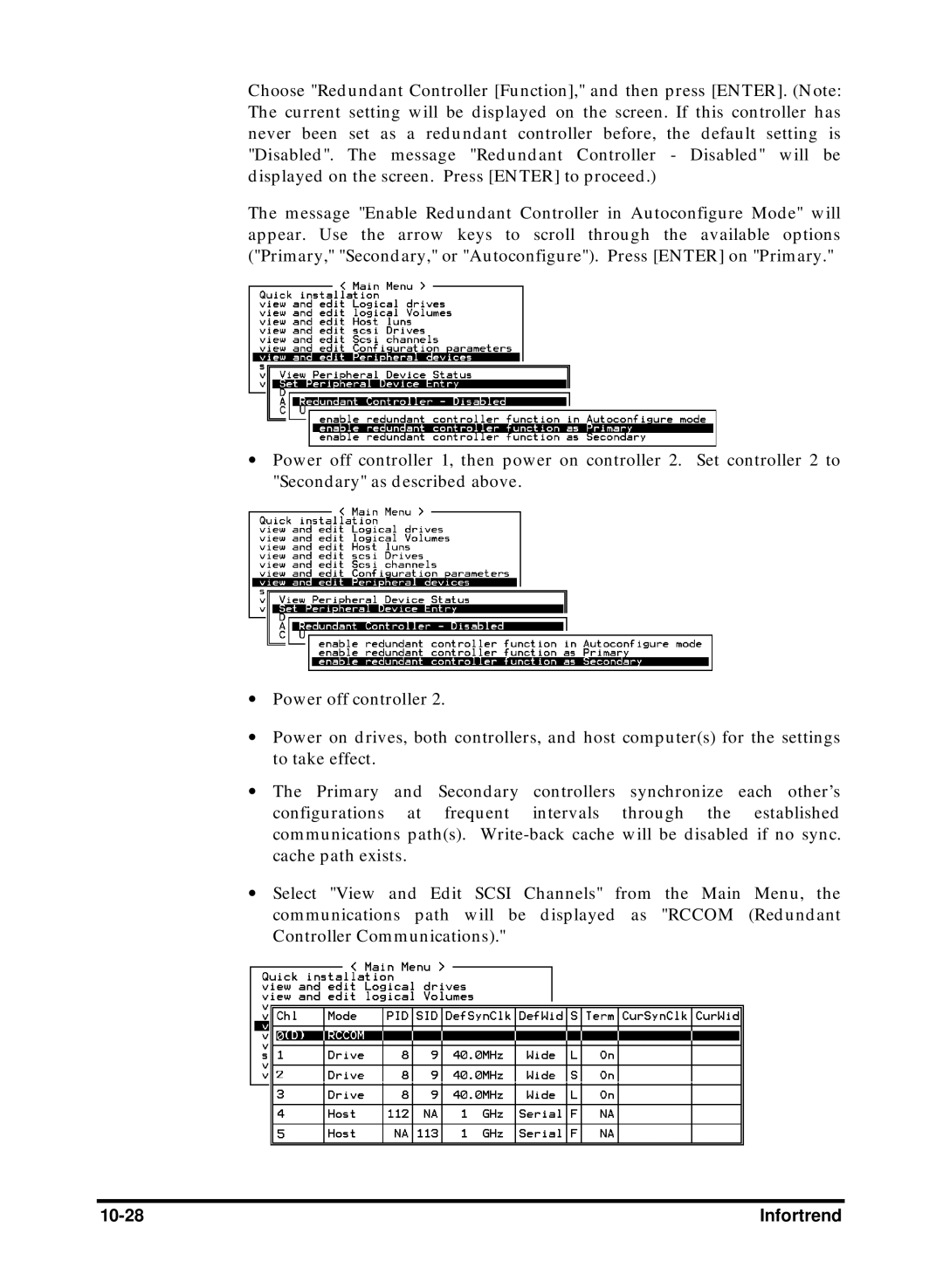 Compaq Infortrend manual 