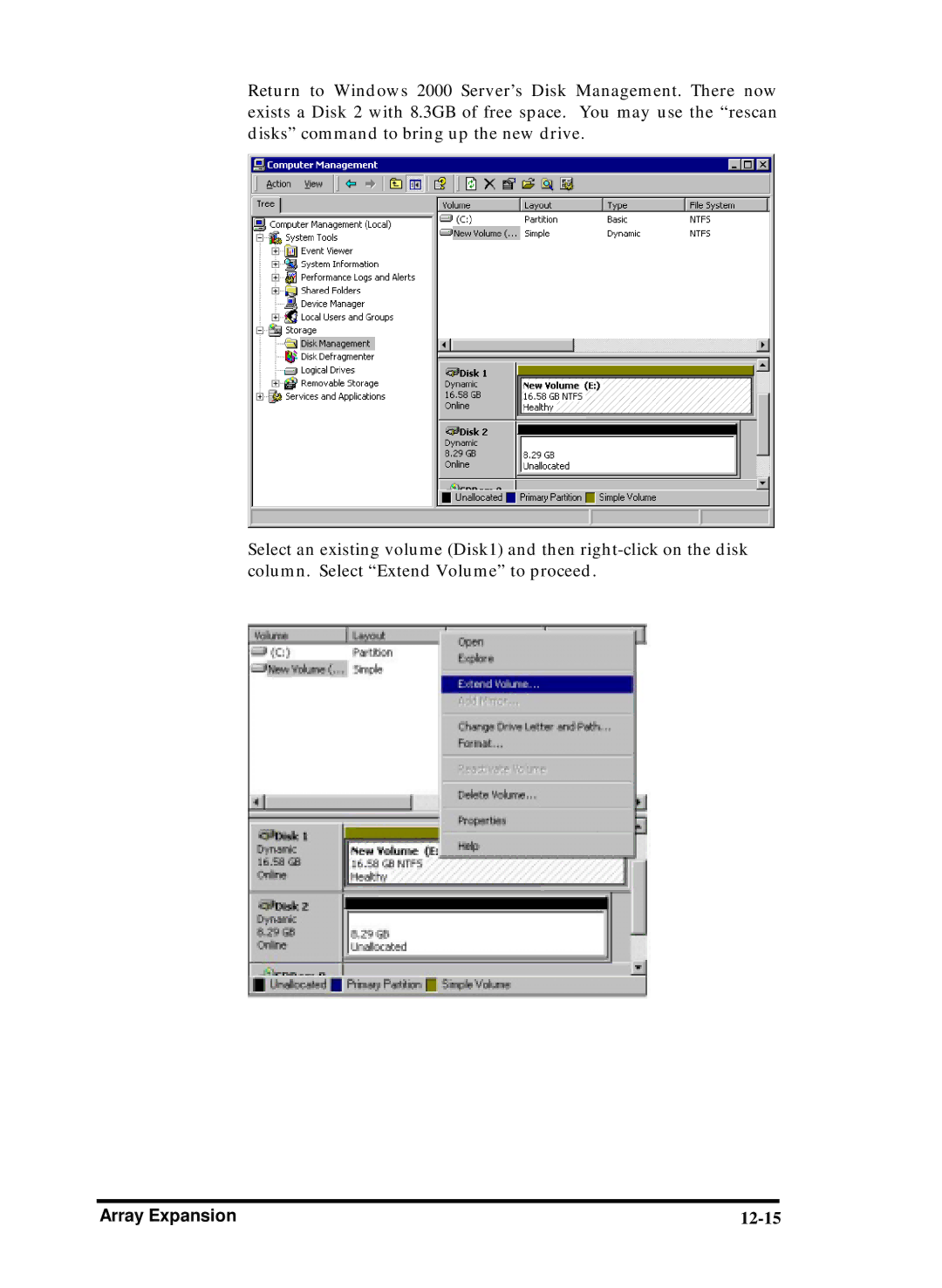 Compaq Infortrend manual 12-15 