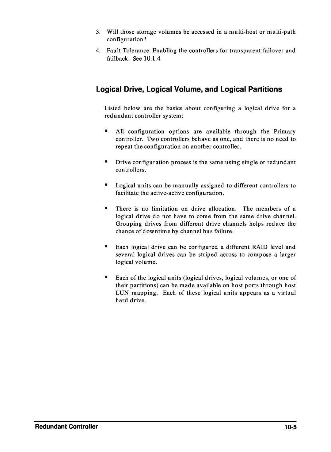 Compaq Infortrend manual Logical Drive, Logical Volume, and Logical Partitions 