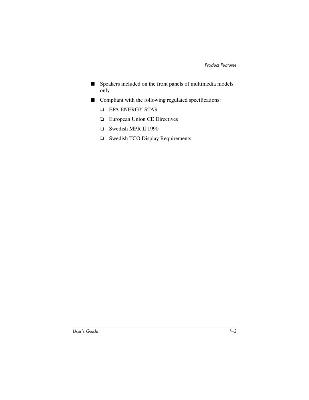 Compaq f1523, L1502m, FP5315, f1723, FP17, FP7317, FP15, vf15, vf17, L1702m technical specifications EPA Energy Star 