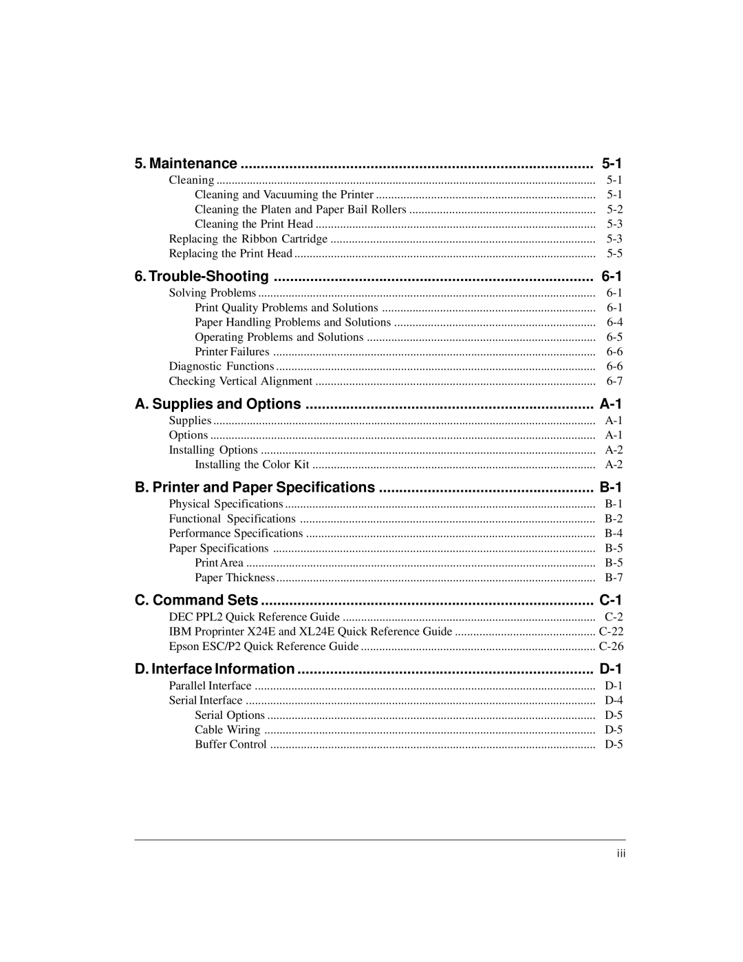 Compaq LA36 user manual Supplies and Options 