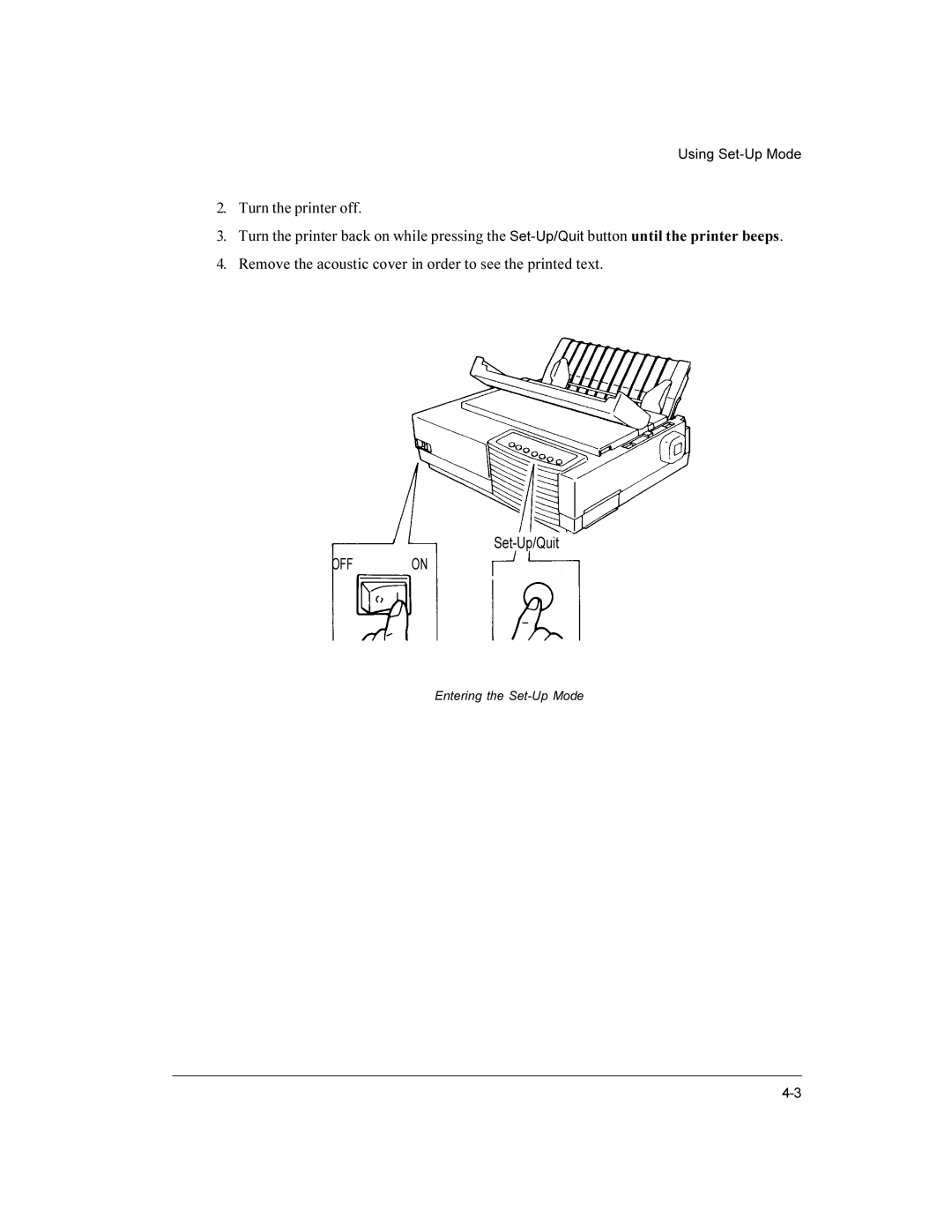 Compaq LA36 user manual OFF on 