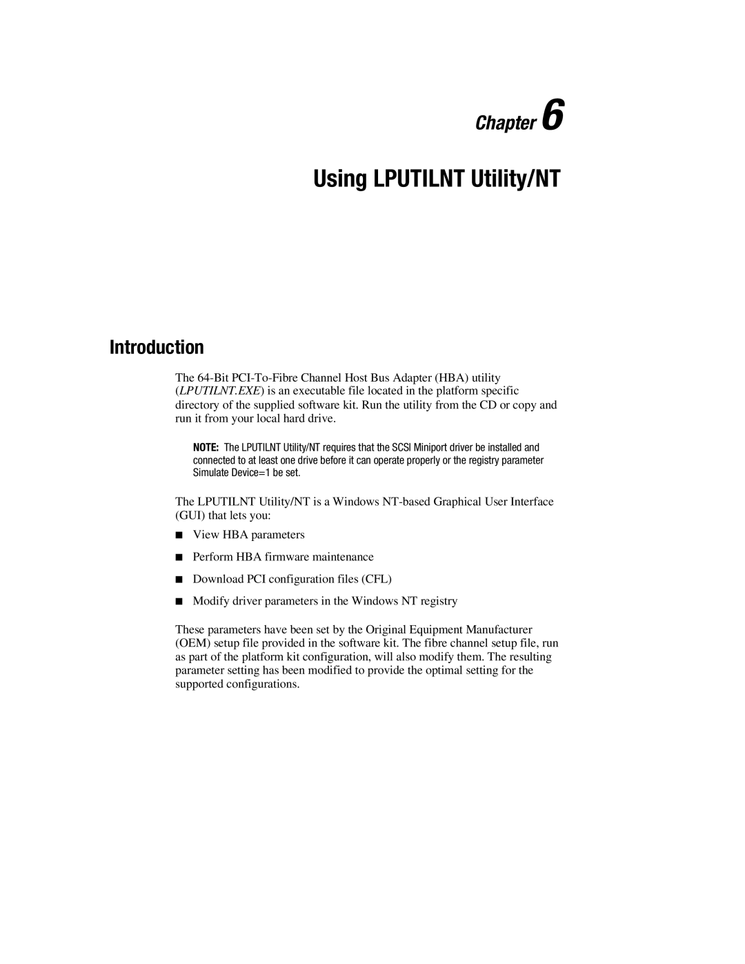 Compaq LP8000-F1 manual Using Lputilnt Utility/NT, Introduction 