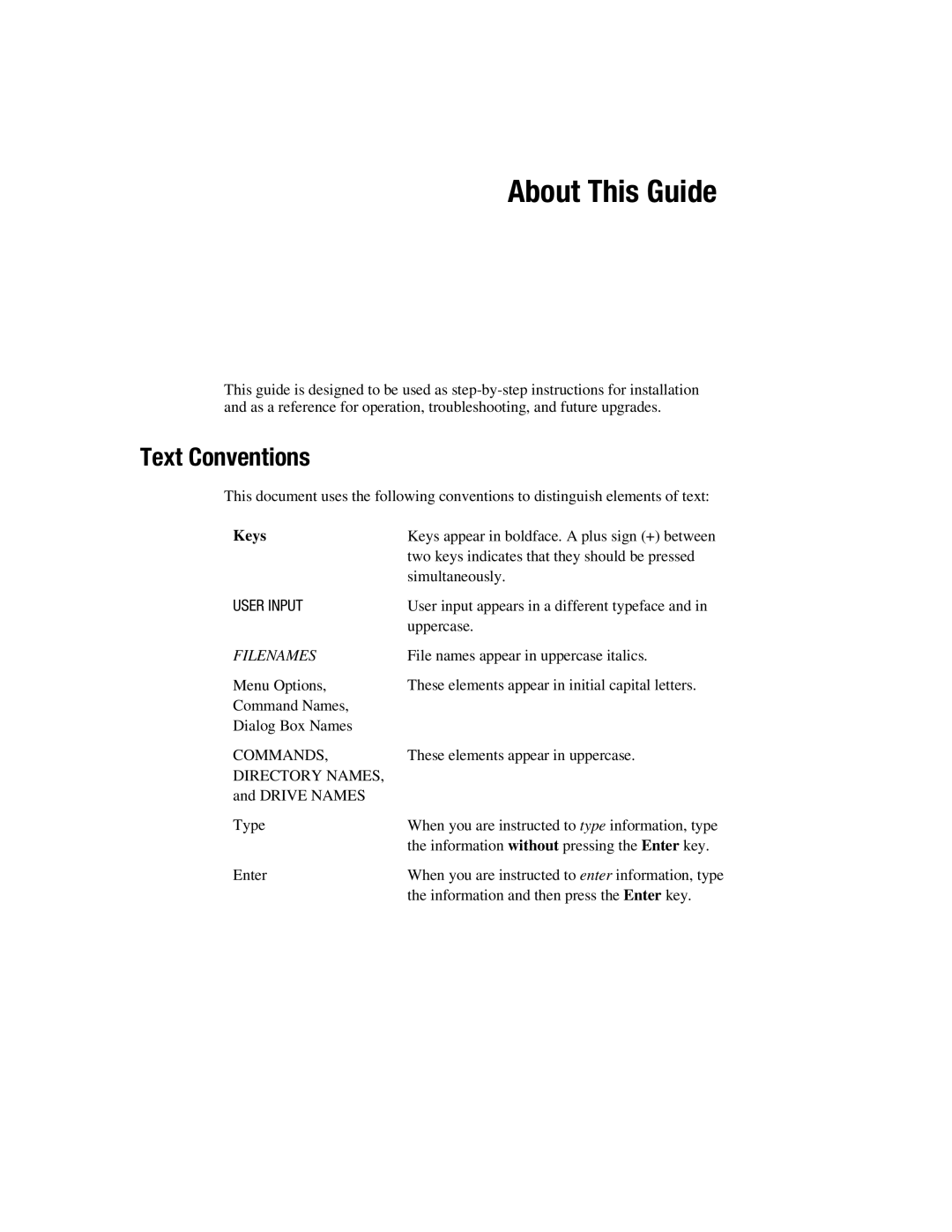 Compaq LP8000-F1 manual About This Guide, Text Conventions 