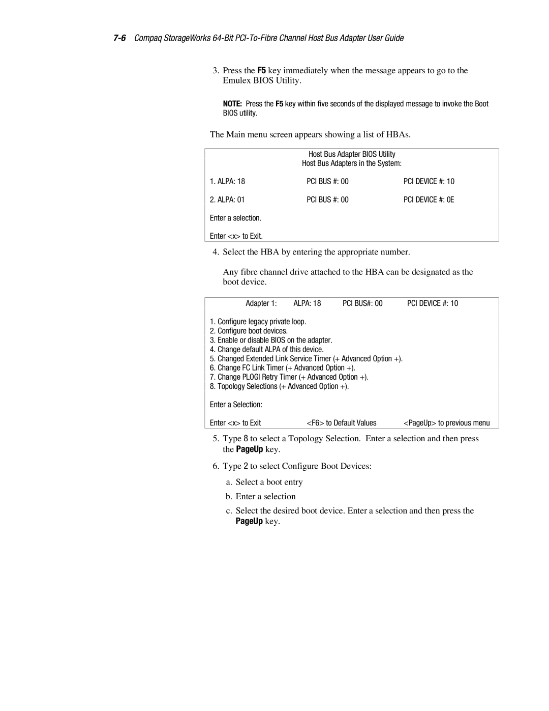 Compaq LP8000-F1 manual PageUp key 