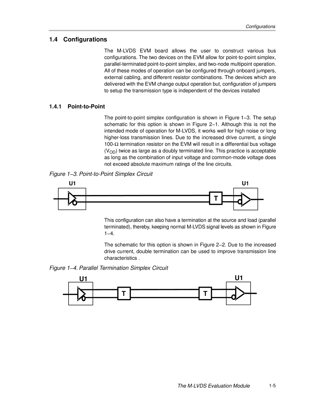 Compaq M-LVDS manual Configurations, Point-to-Point 