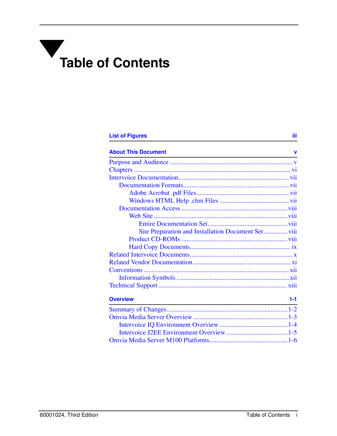 Compaq M100 manual Table of Contents 