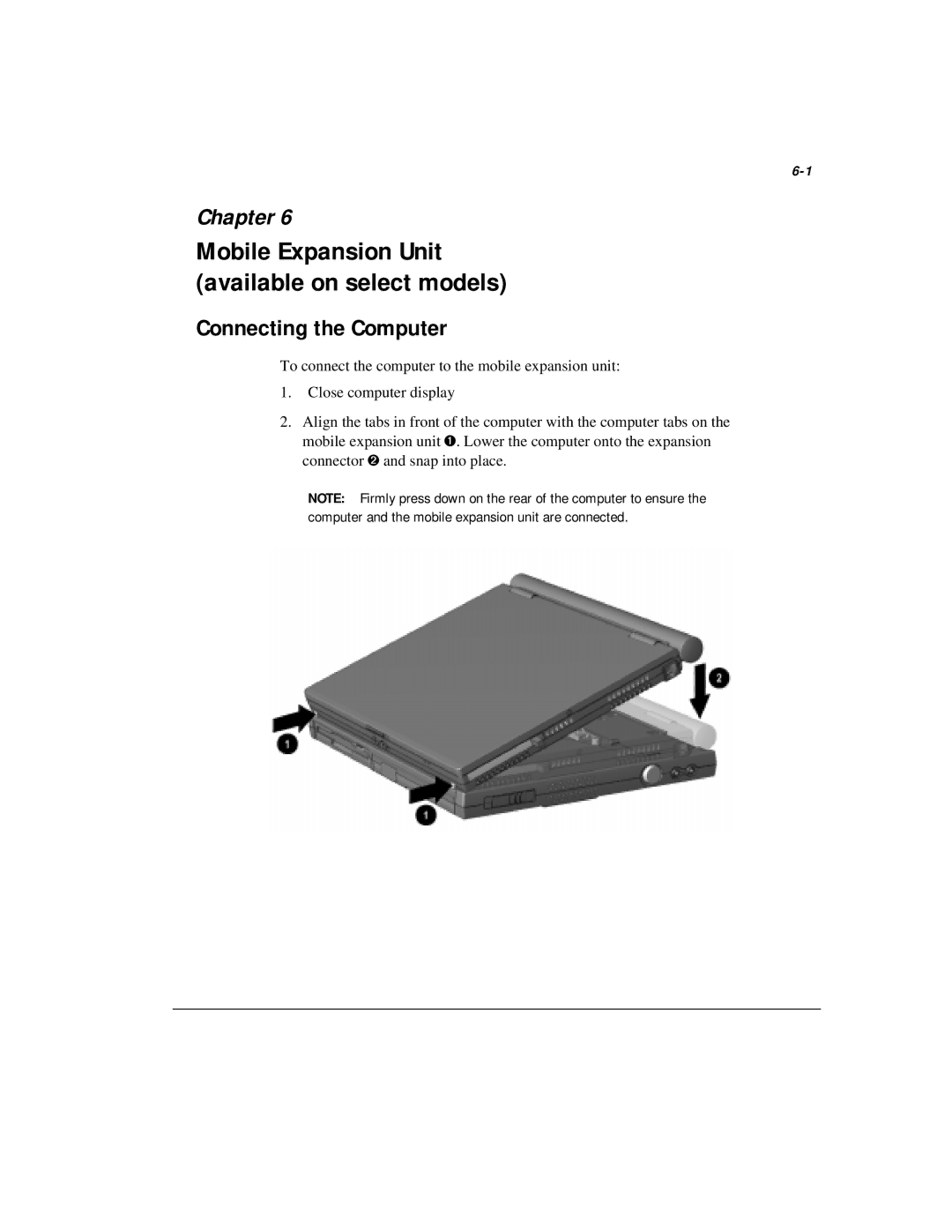 Compaq M300 manual Connecting the Computer 