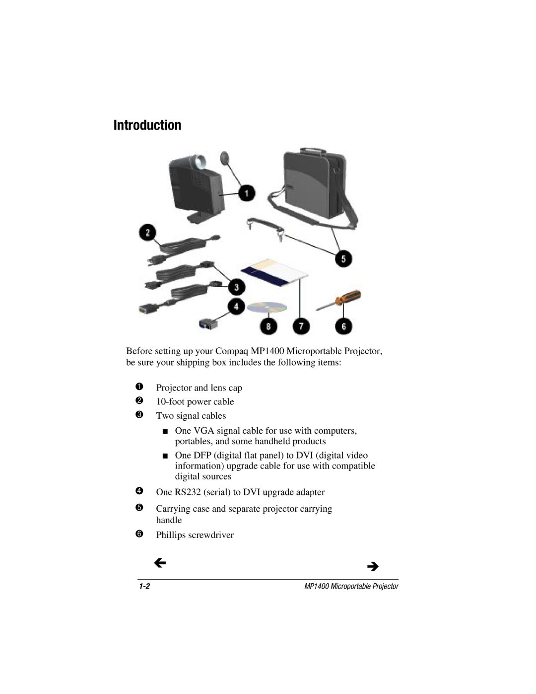 Compaq MP1400 manual Introduction 