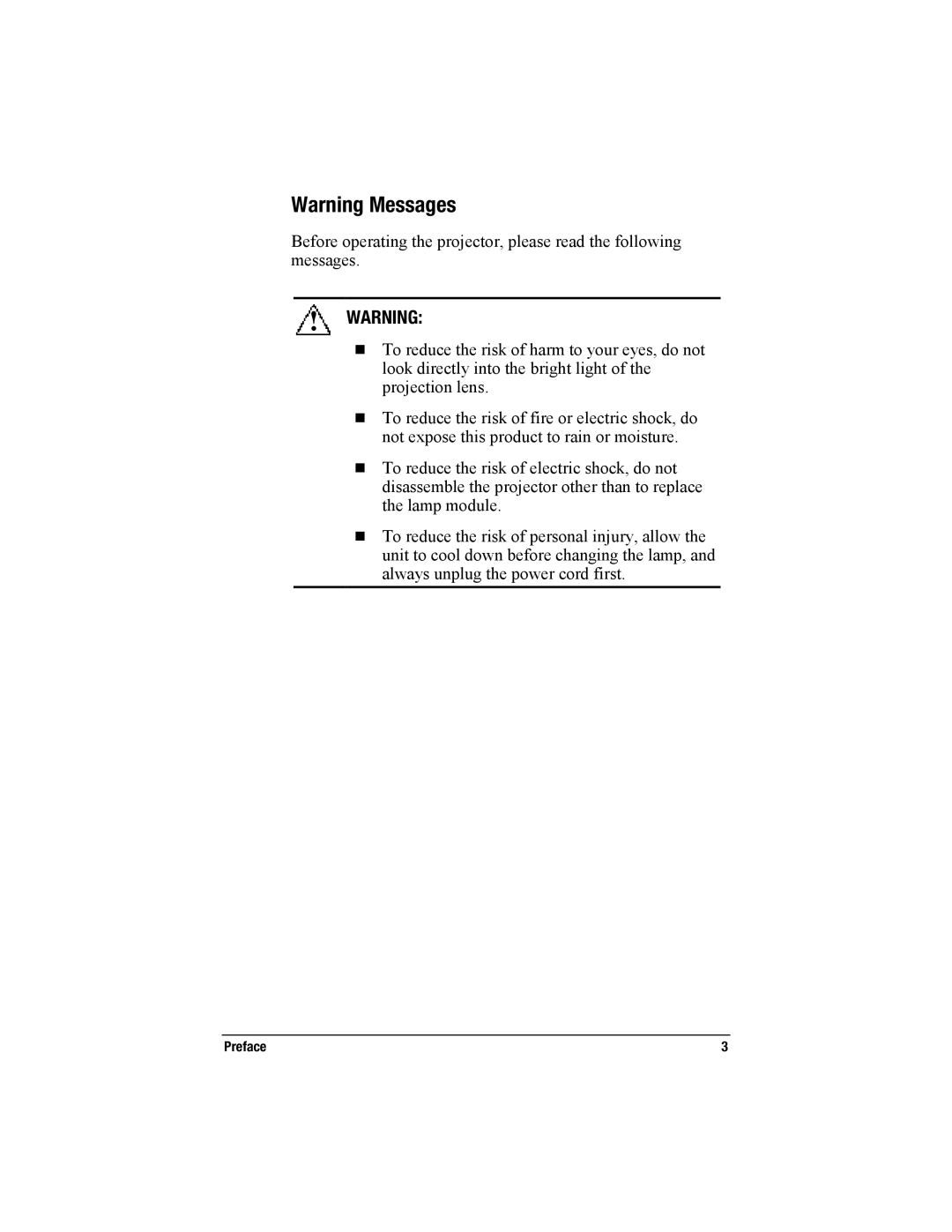 Compaq MP2800 warranty Preface 