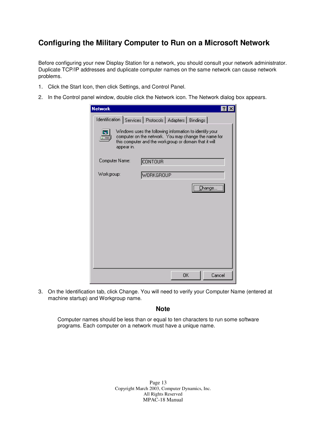 Compaq manual MPAC-18 Manual 