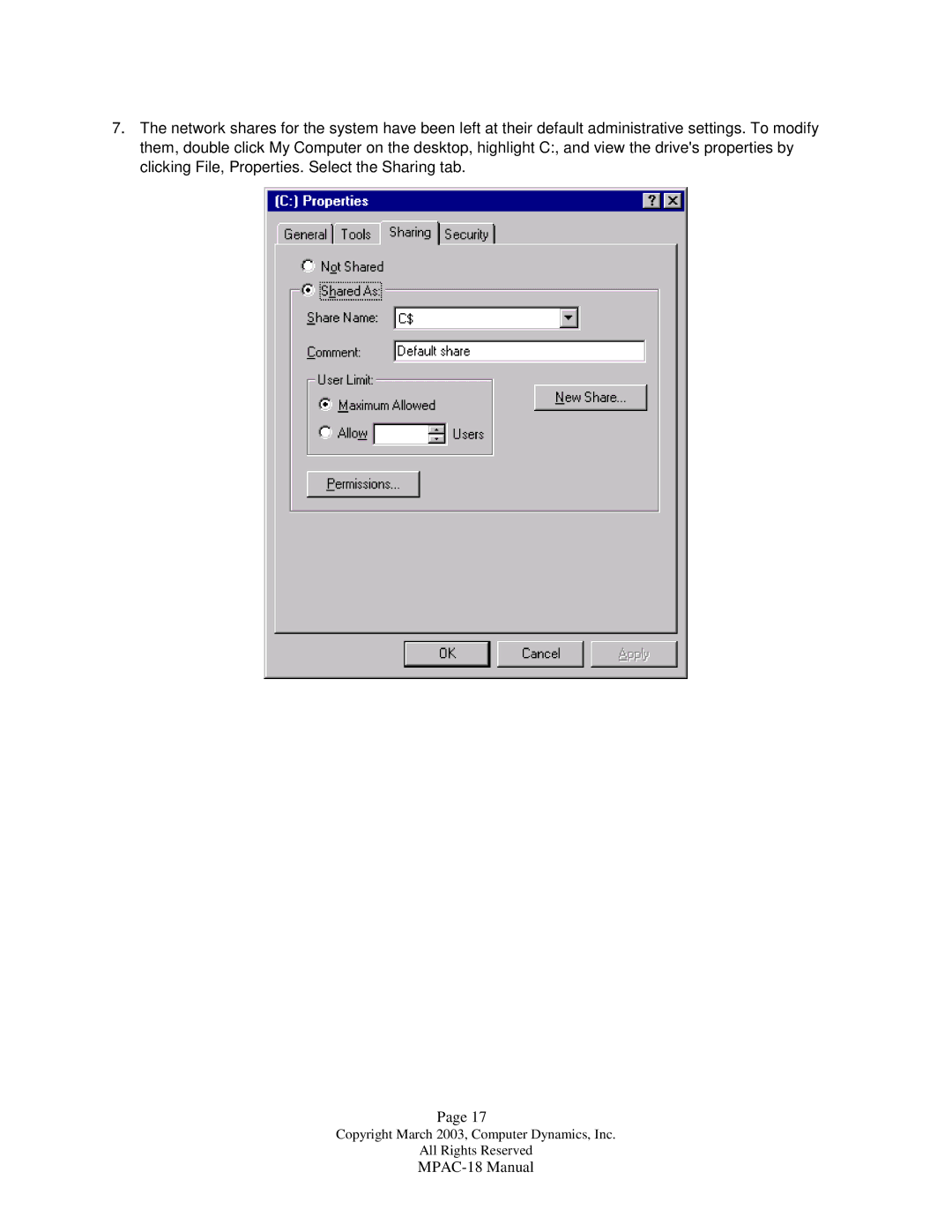 Compaq manual MPAC-18 Manual 