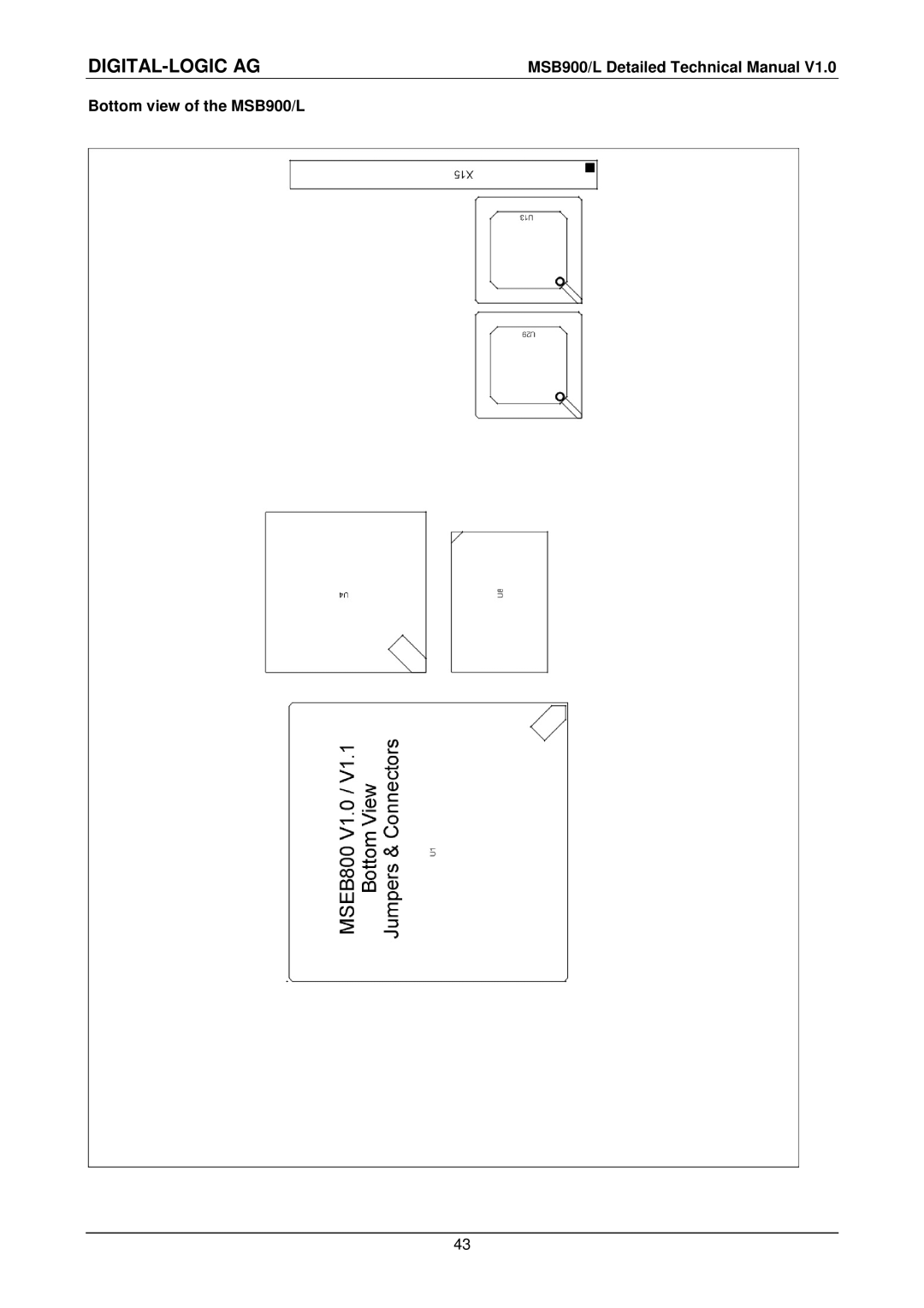 Compaq MSB900L user manual Bottom view of the MSB900/L 