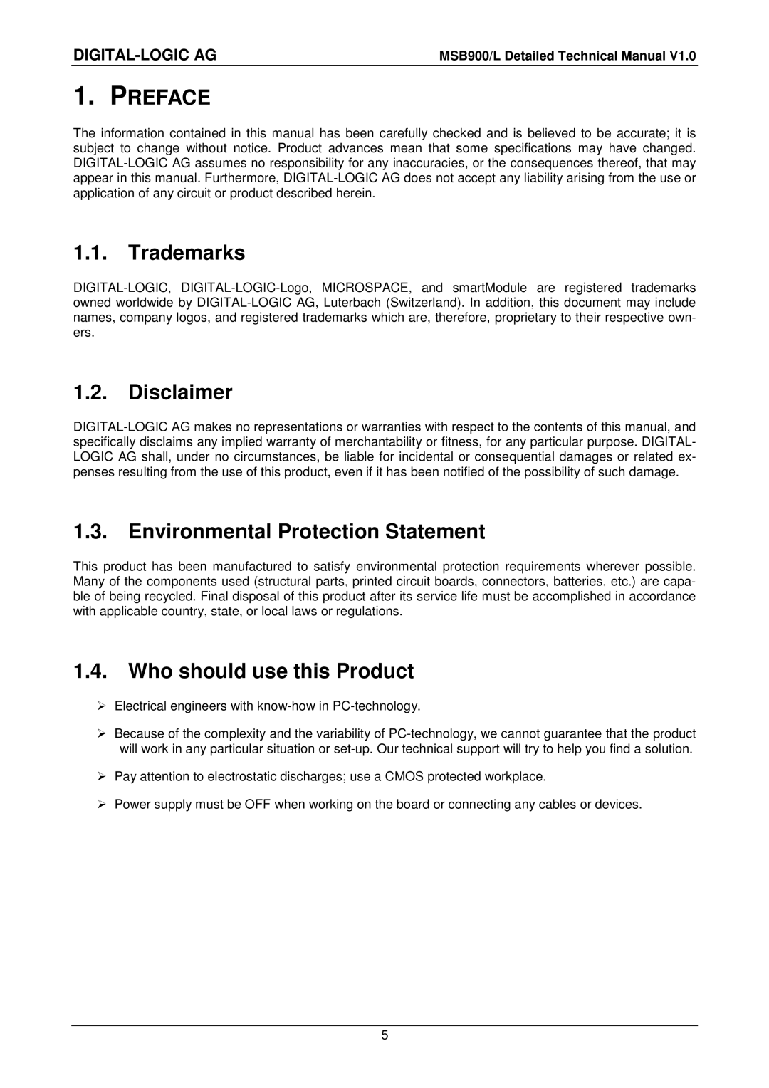 Compaq MSB900L Preface, Trademarks, Disclaimer, Environmental Protection Statement, Who should use this Product 