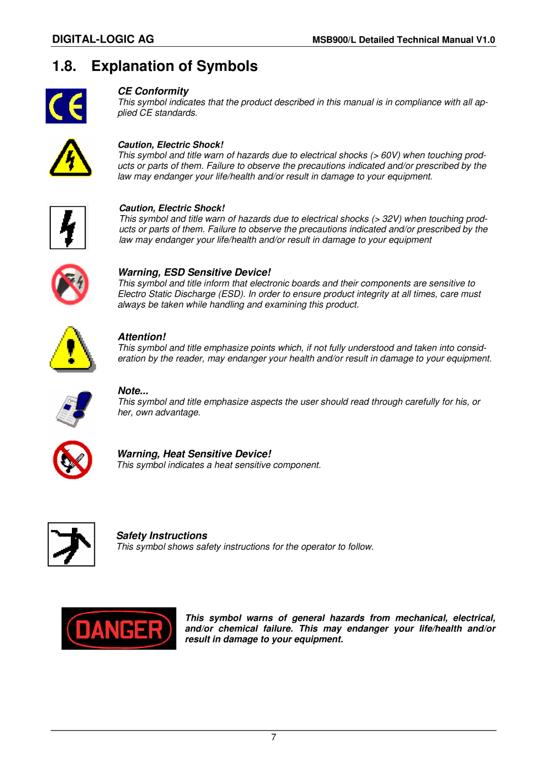 Compaq MSB900L user manual Explanation of Symbols, CE Conformity 