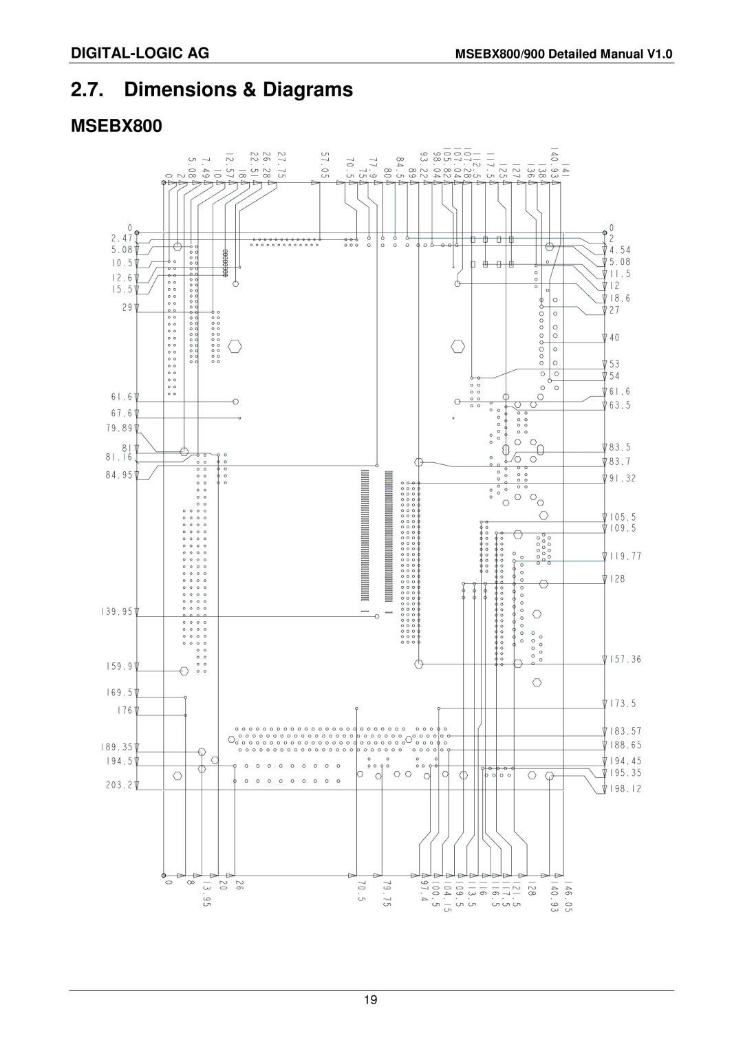 Compaq MSEBX900 user manual Dimensions & Diagrams, MSEBX800 