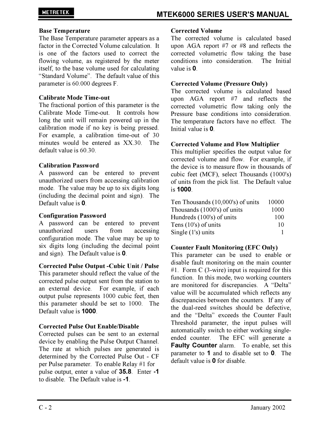 Compaq MTEK6000 user manual Base Temperature, Calibrate Mode Time-out, Calibration Password, Configuration Password 