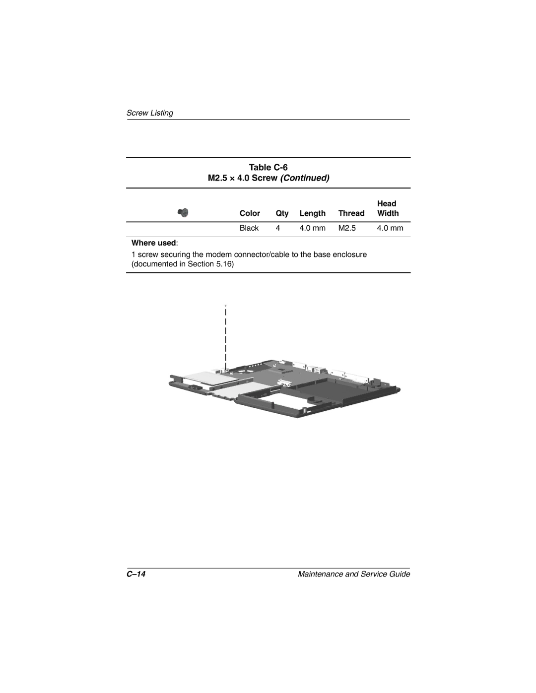 Compaq N150 manual Head 