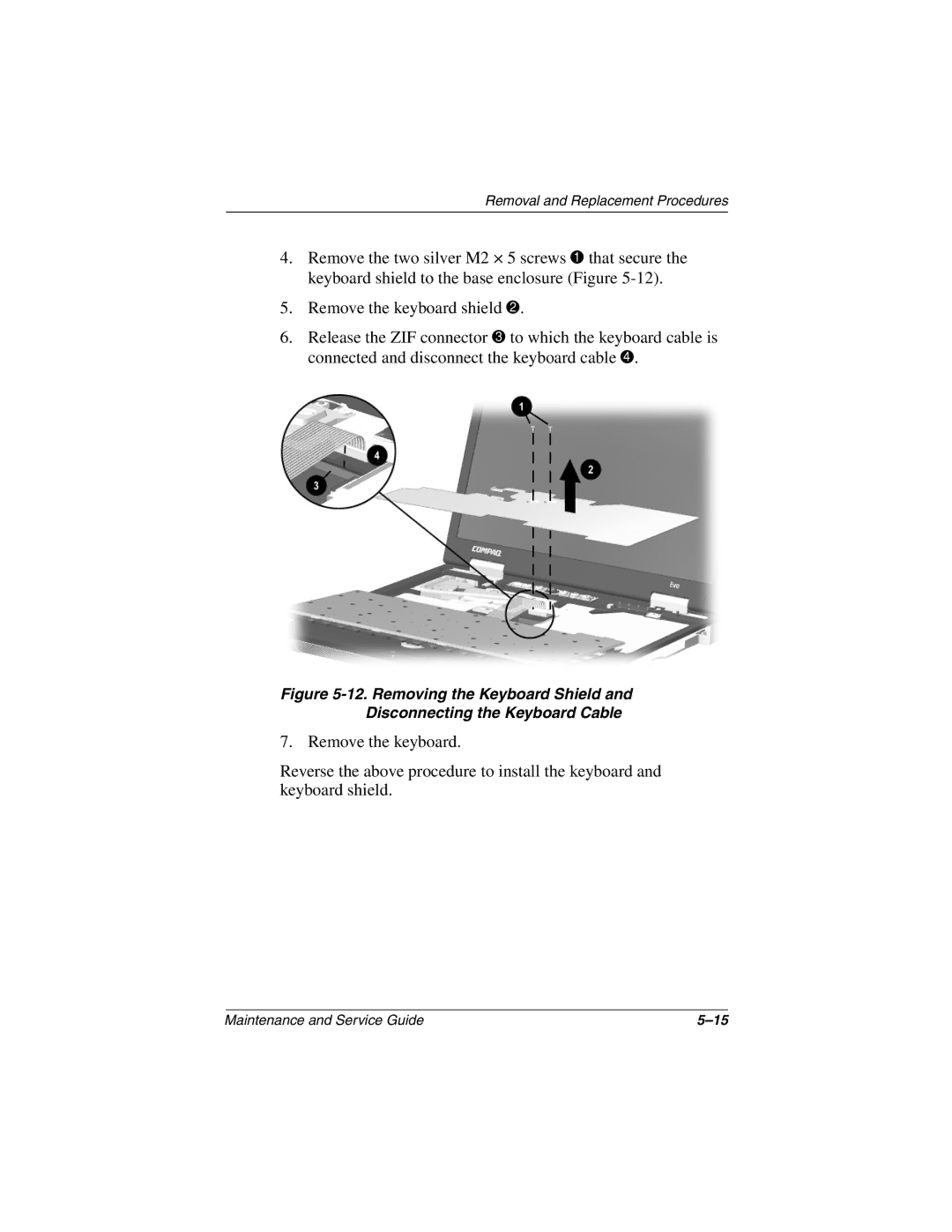 Compaq N160 manual Maintenance and Service Guide 