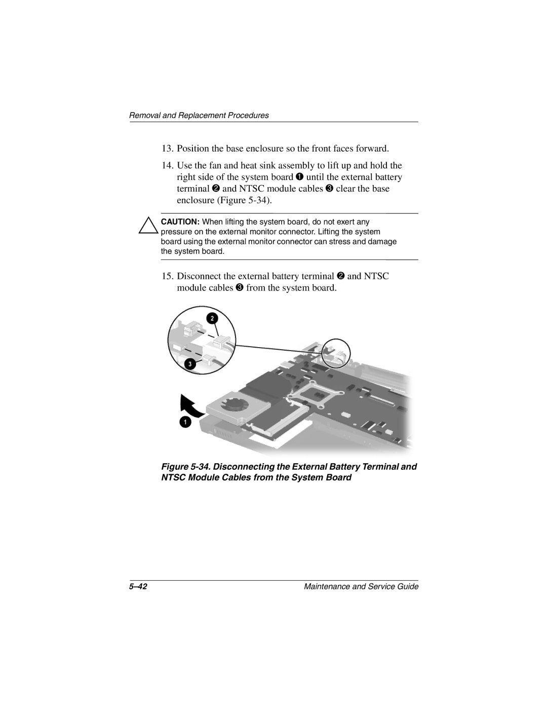 Compaq N410c manual Removal and Replacement Procedures 