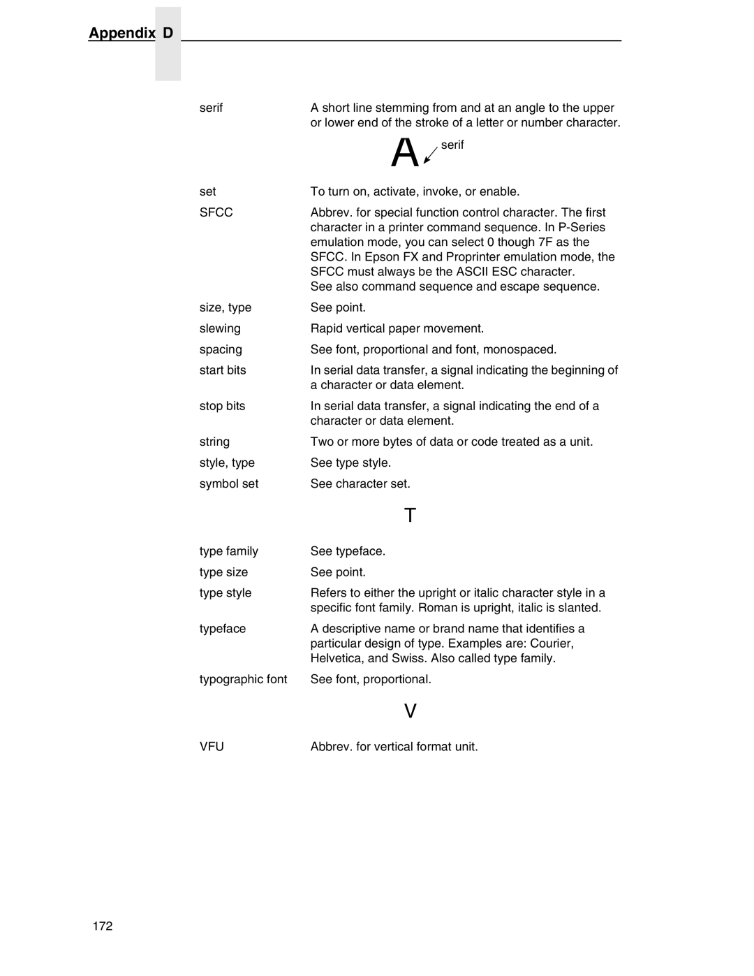 Compaq P5000 Series setup guide Sfcc, Vfu 