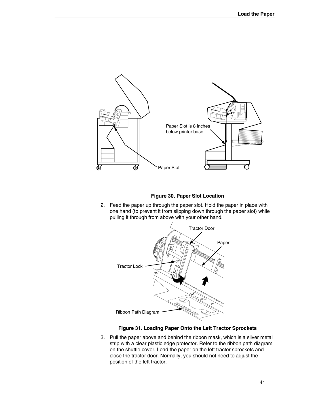 Compaq P5000 Series setup guide Load the Paper, Paper Slot Location 