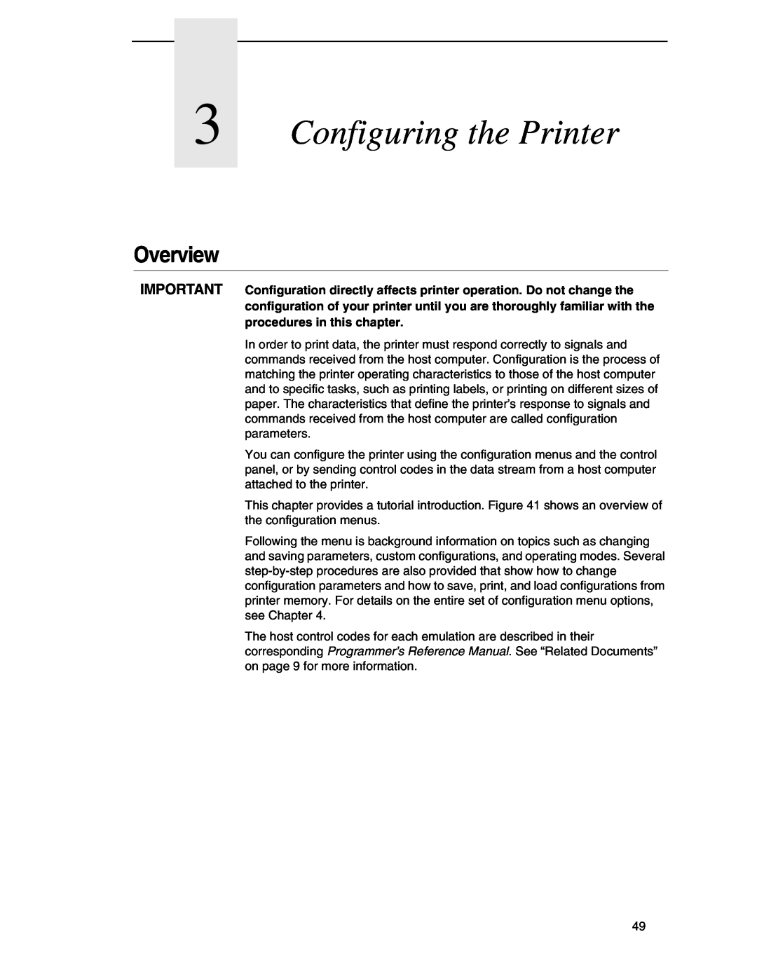 Compaq P5000 Series setup guide Configuring the Printer, Overview 