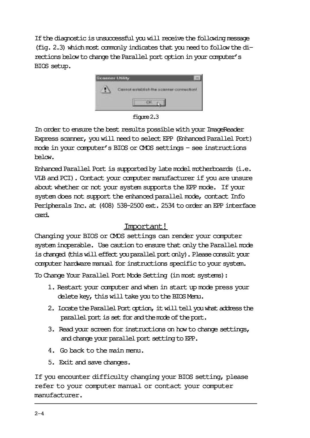 Compaq P/N DOC-FB4B manual To Change Your Parallel Port Mode Setting in most systems 