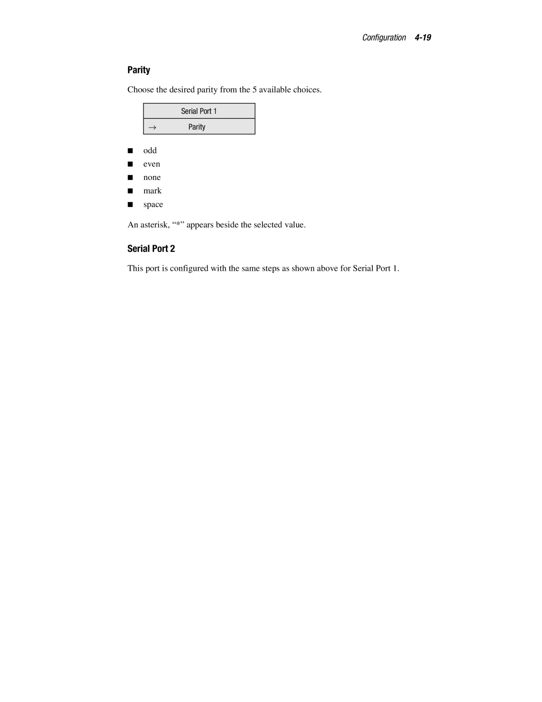 Compaq R6000 manual Parity 