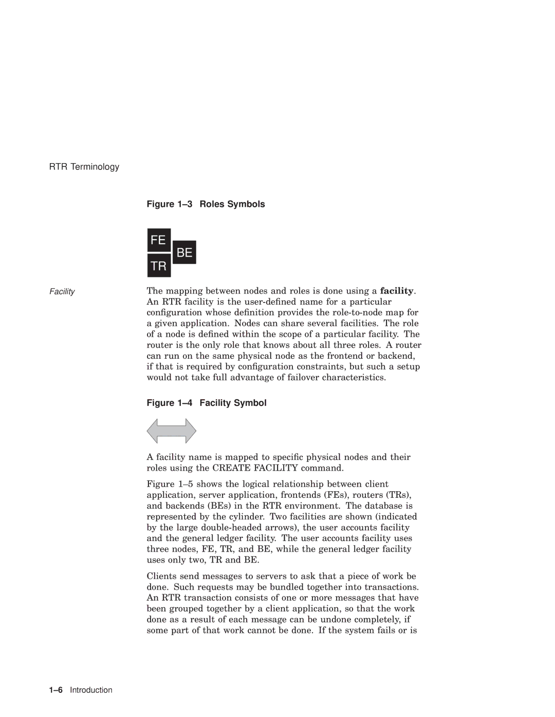 Compaq Reliable Transaction Router manual Roles Symbols 