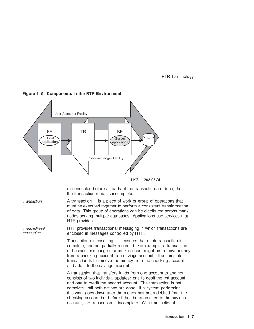 Compaq Reliable Transaction Router manual Components in the RTR Environment 