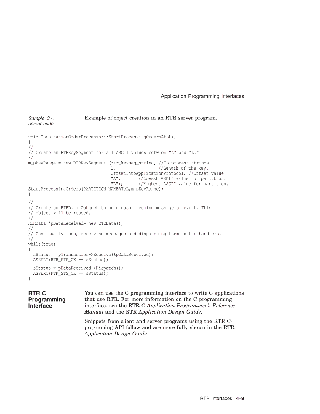 Compaq Reliable Transaction Router manual Rtr C 