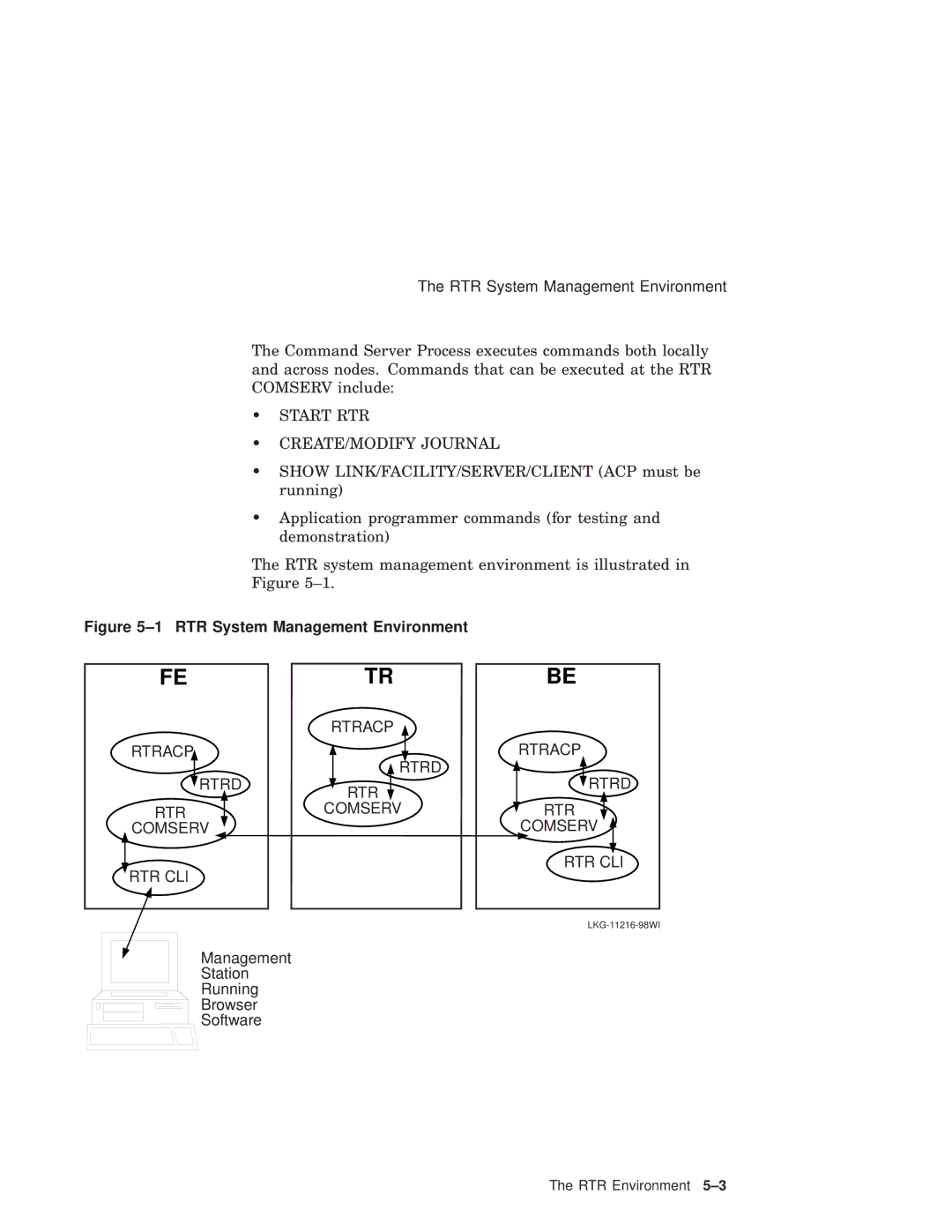 Compaq Reliable Transaction Router manual RTR System Management Environment, Management Station Running Browser Software 