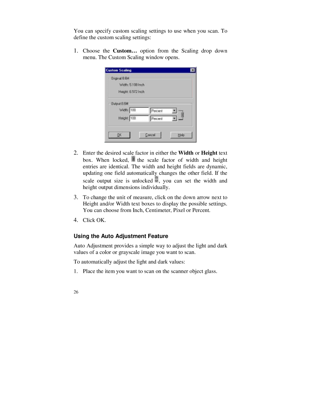 Compaq S4 100 manual Using the Auto Adjustment Feature 