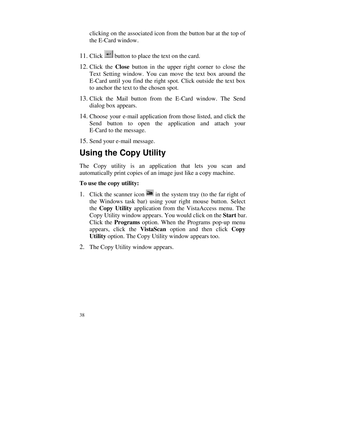 Compaq S4 100 manual Using the Copy Utility, To use the copy utility 