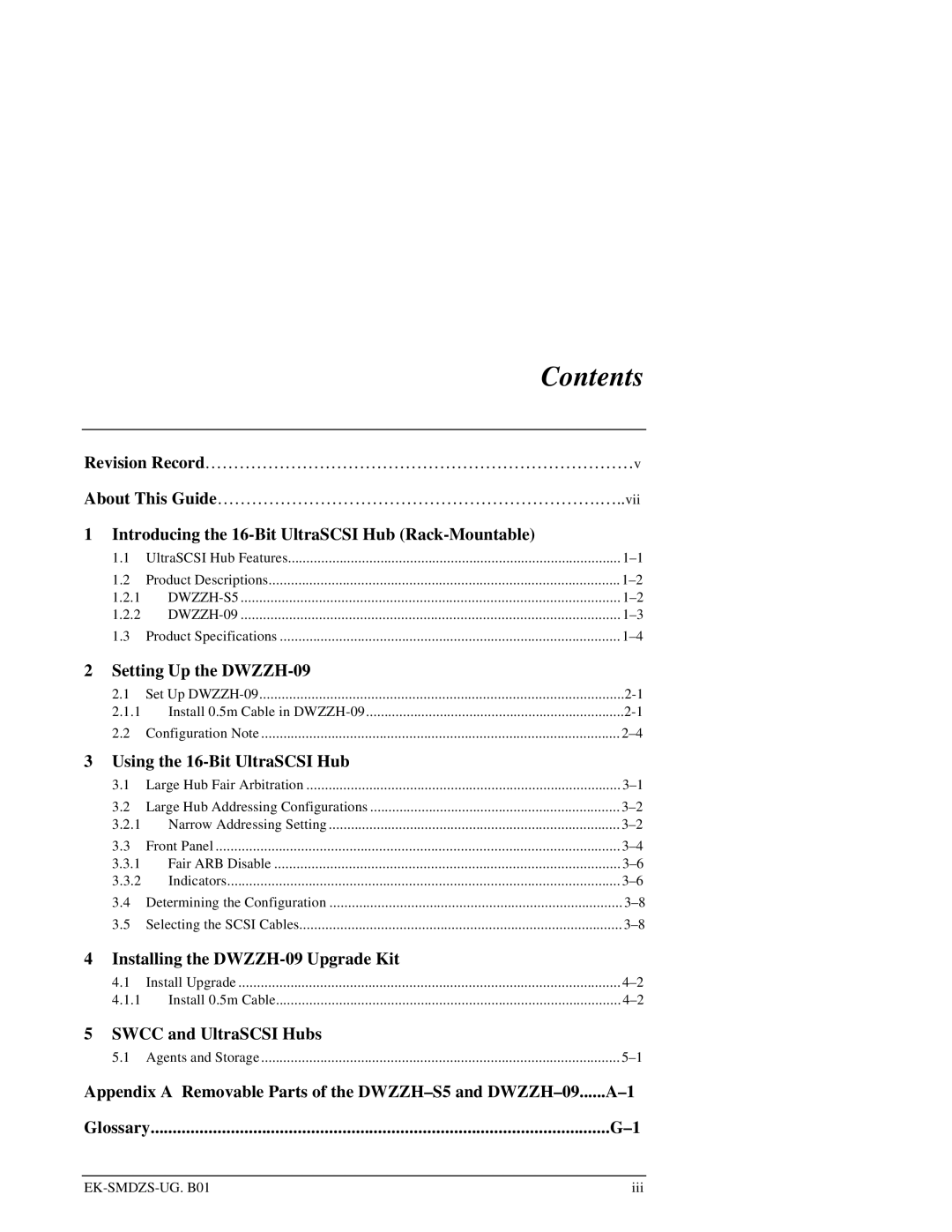 Compaq S5 manual Contents 