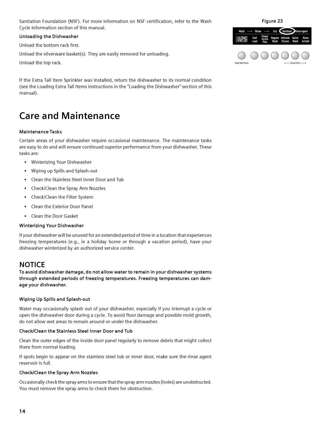 Compaq SHE55C manual Care and Maintenance 