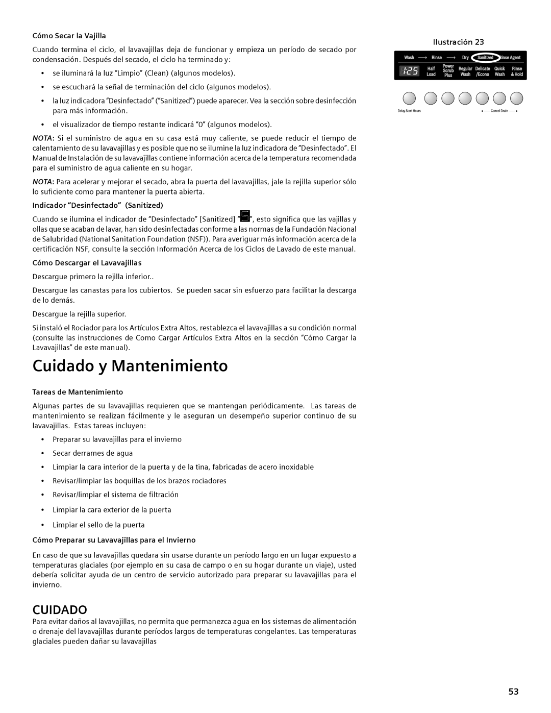 Compaq SHE55C manual Cuidado y Mantenimiento 