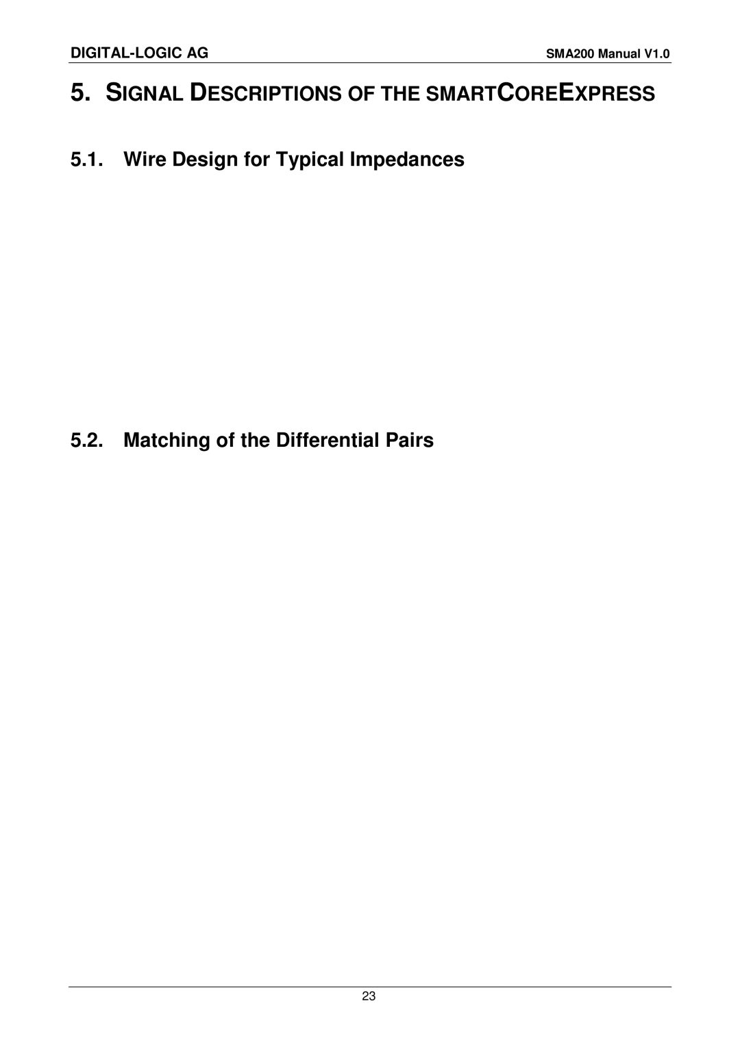 Compaq SMA200 user manual Signal Descriptions of the Smartcoreexpress 