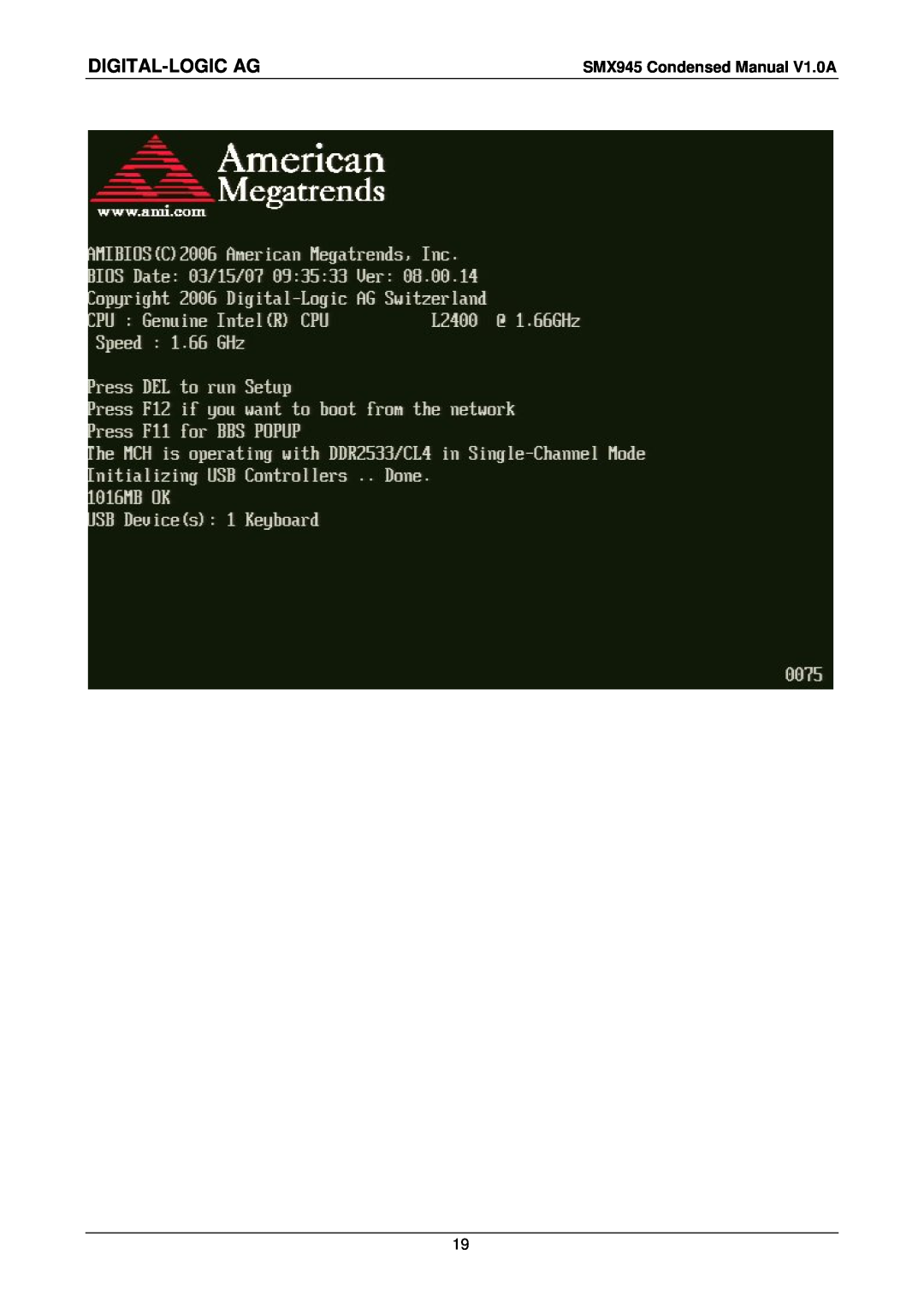 Compaq user manual Digital-Logic Ag, SMX945 Condensed Manual V1.0A 