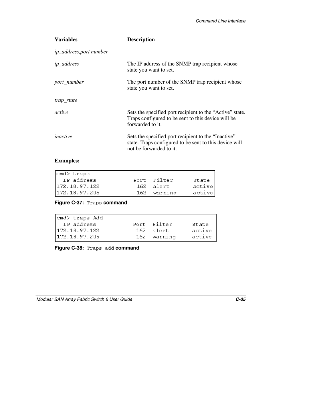 Compaq Switch 6, 230934-002 manual Examples 