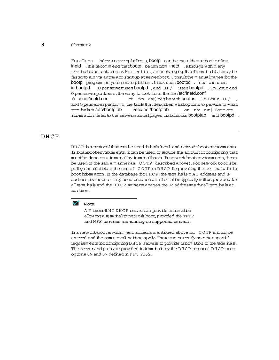 Compaq T1500 manual Dhcp 