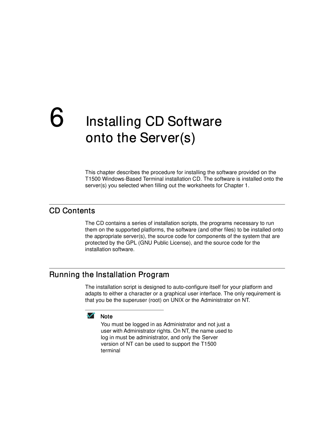 Compaq T1500 manual Onto the Servers, CD Contents, Running the Installation Program 