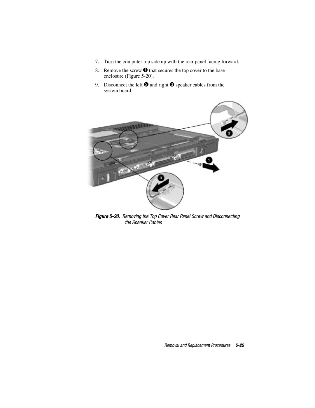 Compaq E500S, V300 manual Removal and Replacement Procedures 