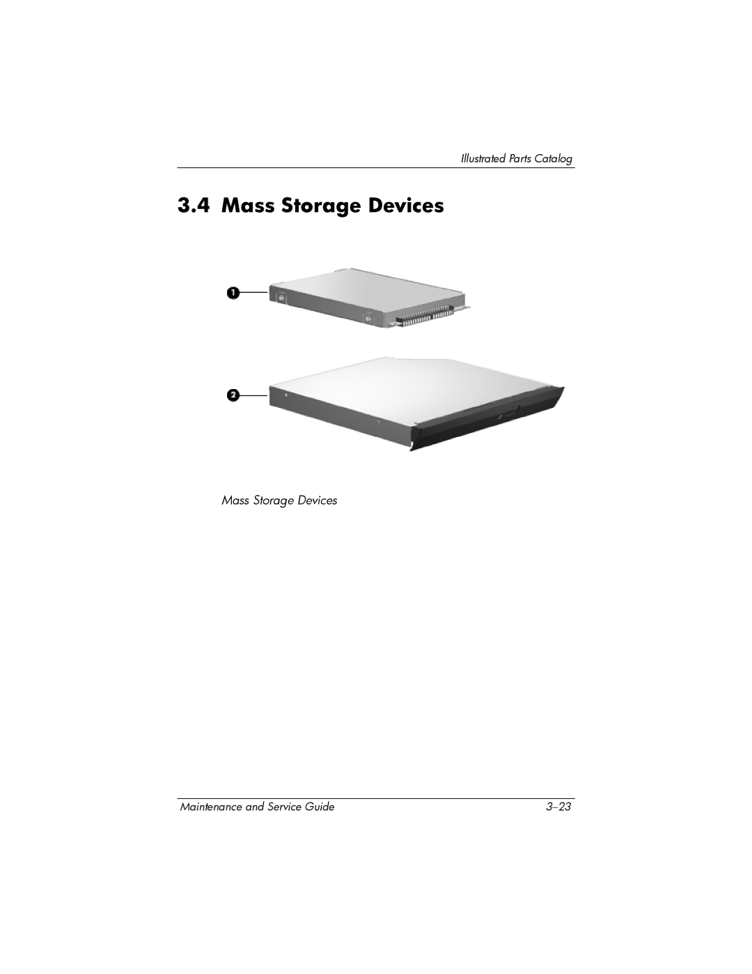 Compaq V6000 manual Mass Storage Devices 