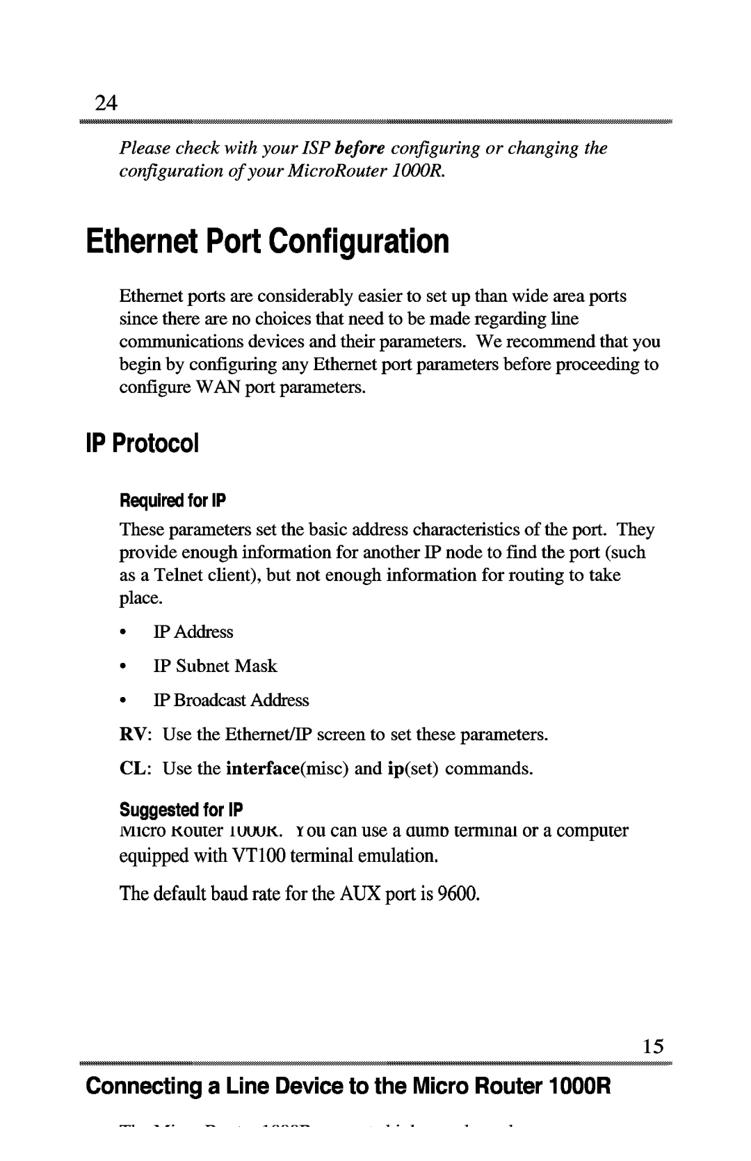 Compatible Systems 1000R manual 