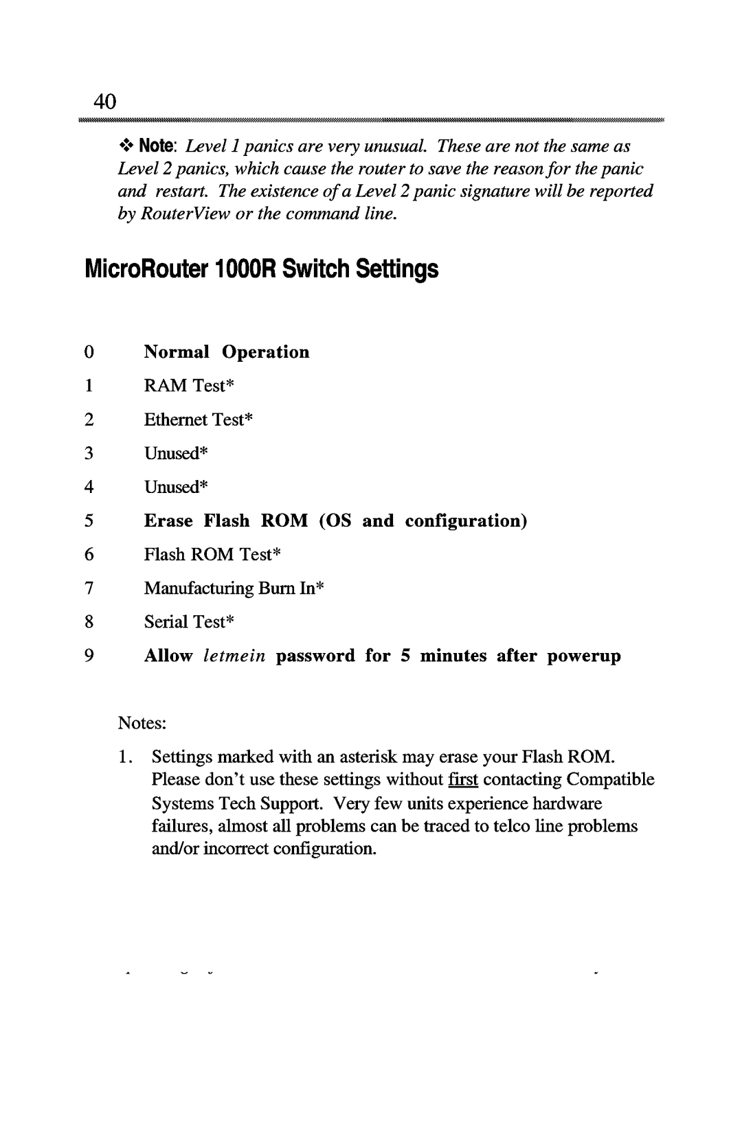 Compatible Systems 1000R manual 